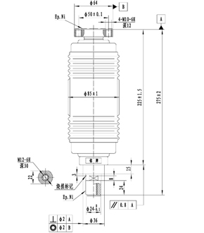 TD-12/(1250、1600)-(25、31.5)A2 VS1斷路器滅弧室
