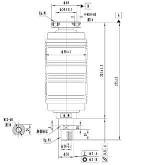 TD-12/(1250、1600)-40A1 VS1斷路器滅弧室