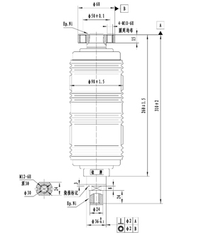 TD-24/(1250、1600)-(25、31.5)A1(W) VS1斷路器空滅弧室