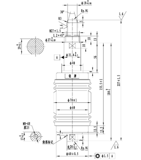 TJC-7.2/630-6.3K1接觸器用滅弧室